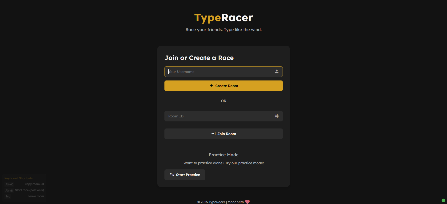 Type Racer