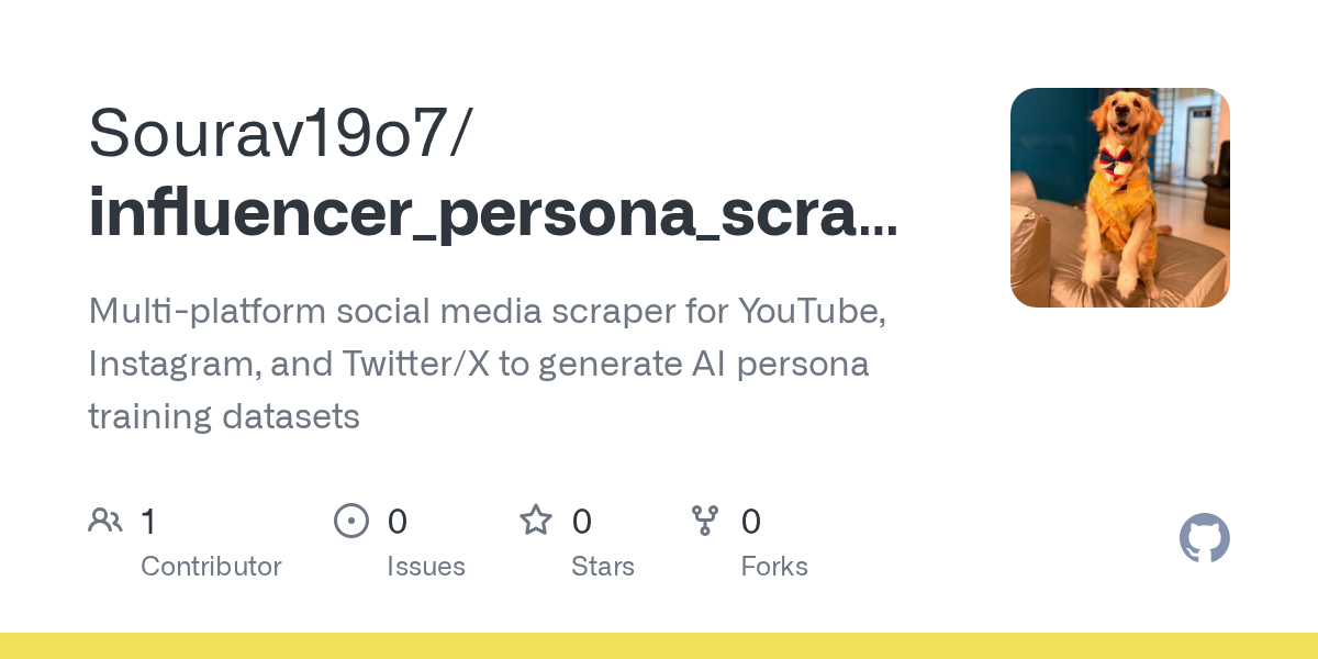 Influencer Persona Scraper